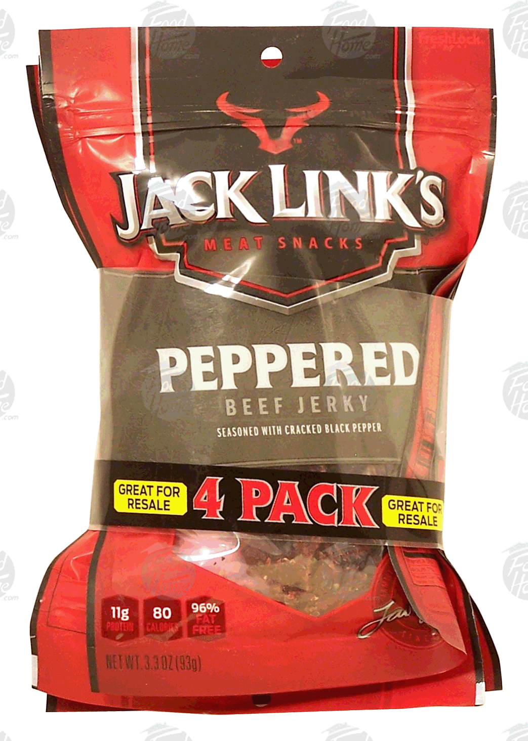 Jack Link's  peppered beef jerky, 3.3-oz. packs Full-Size Picture